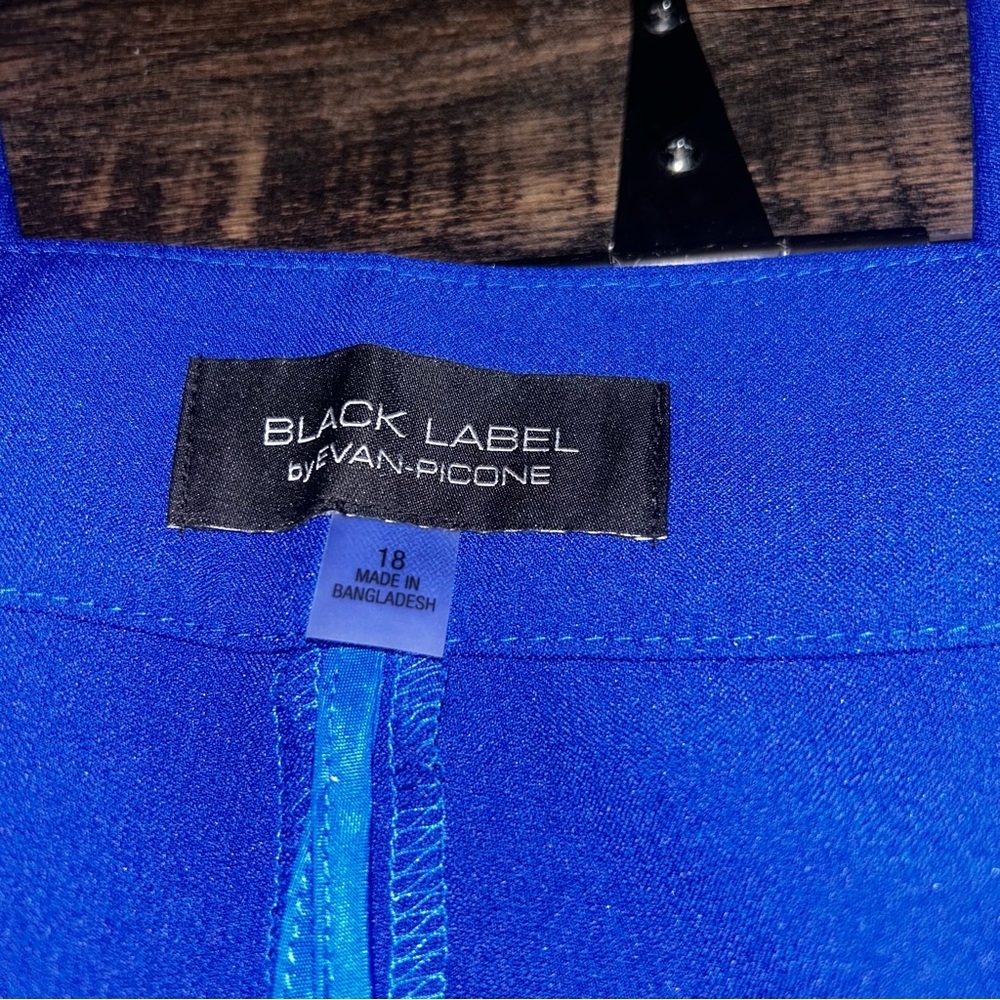 Black Label by Evan Picone Women Straight Leg Dress Pants Size 18 NWT - Picture 2 of 4